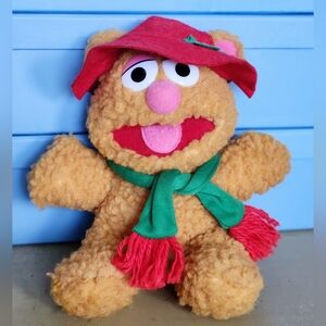 Vintage Baby Fozzie Bear Holiday Doll Toy